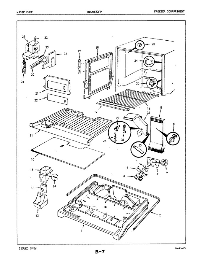 Diagram for BICNT22F9H (BOM: 5B54A)
