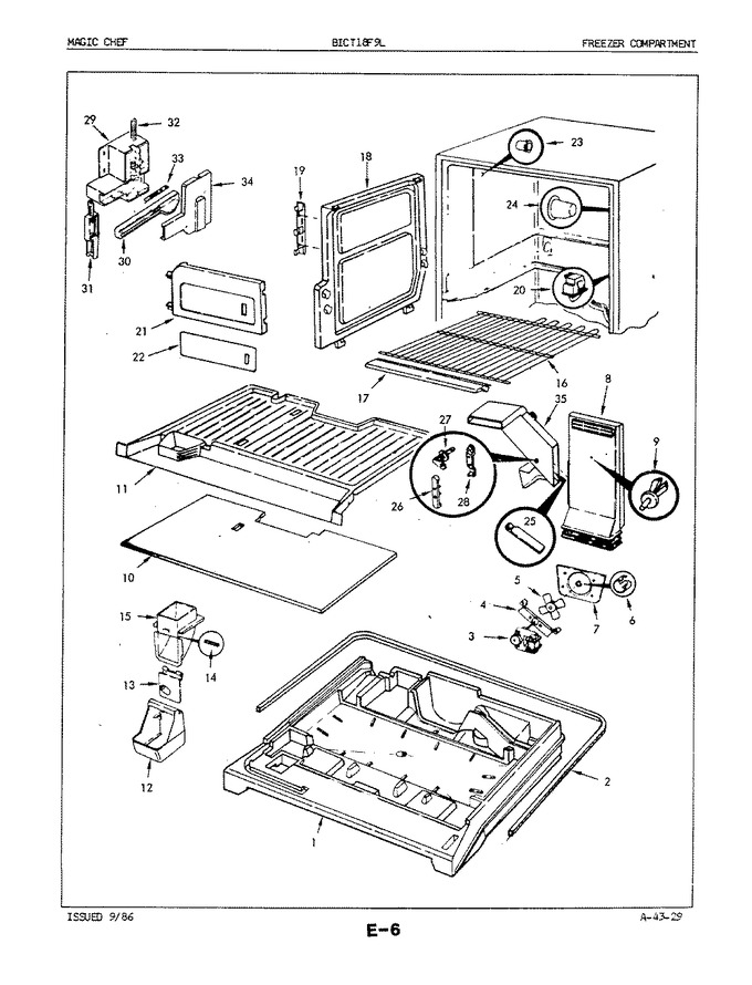 Diagram for BICT18F9LH (BOM: 5B52A)