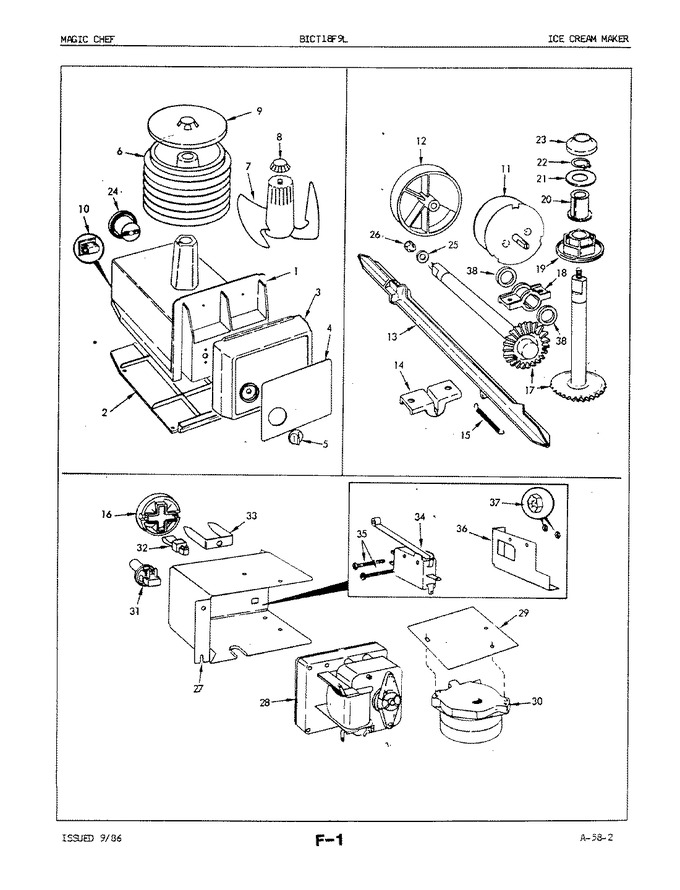 Diagram for BICT18F9LA (BOM: 5B52A)