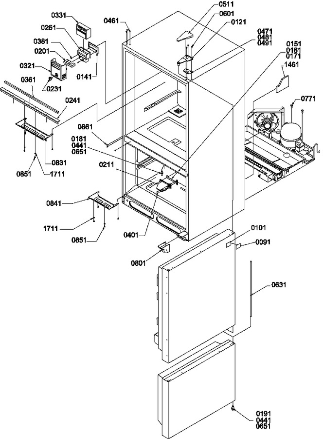 Diagram for BM20TBW (BOM: P1305801W W)