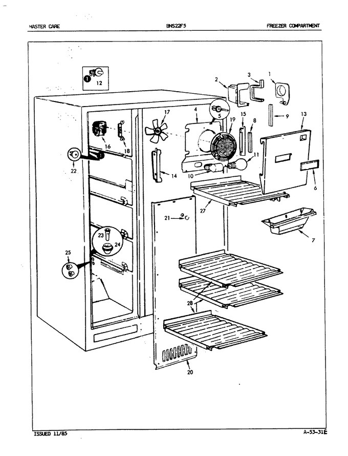 Diagram for BNS22F5 (BOM: 5L53A)