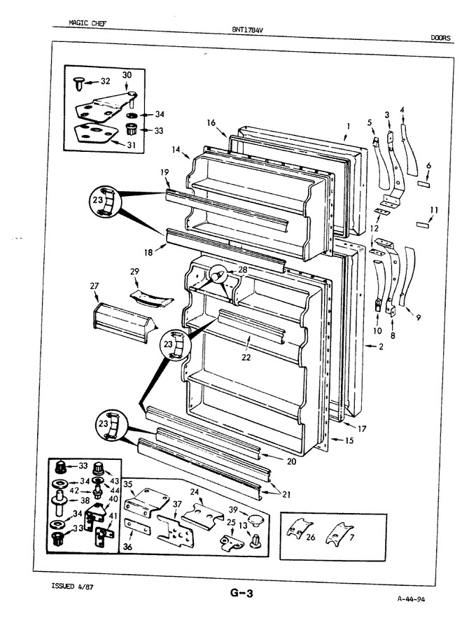 Diagram for BNT17B4VA (BOM: 7A21A)