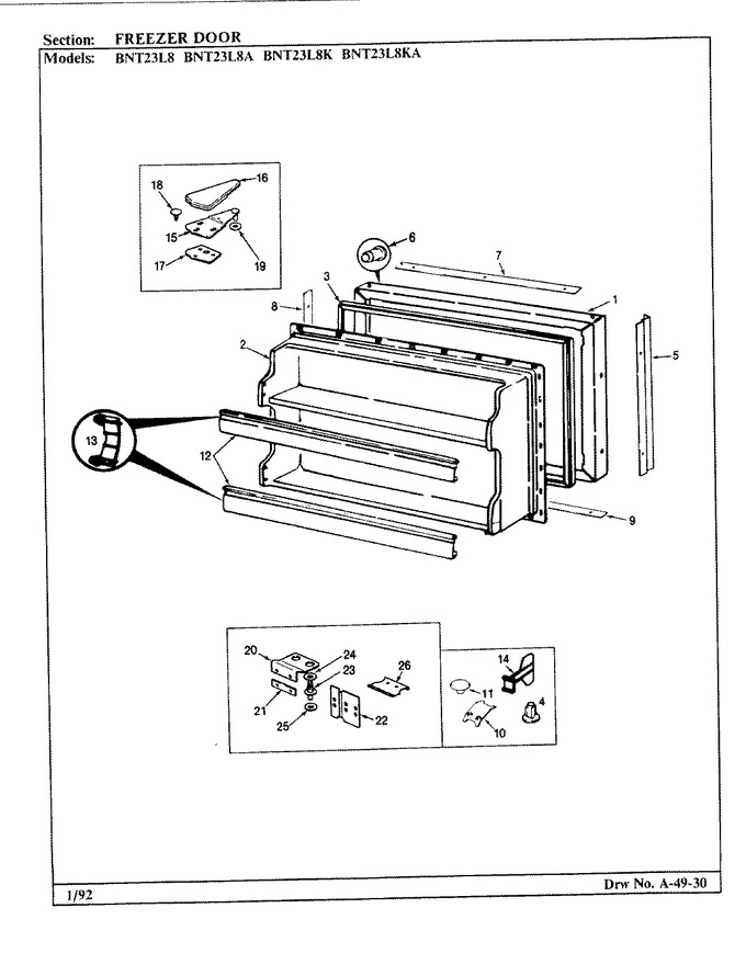 Diagram for BNT23L8 (BOM: BL96A)