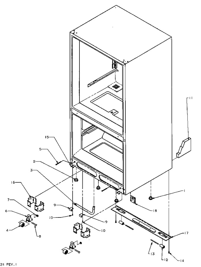 Diagram for BS20RBW (BOM: P1161507W W)