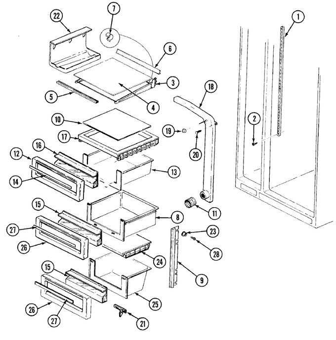 Diagram for RC244PDV (BOM: DS81A)