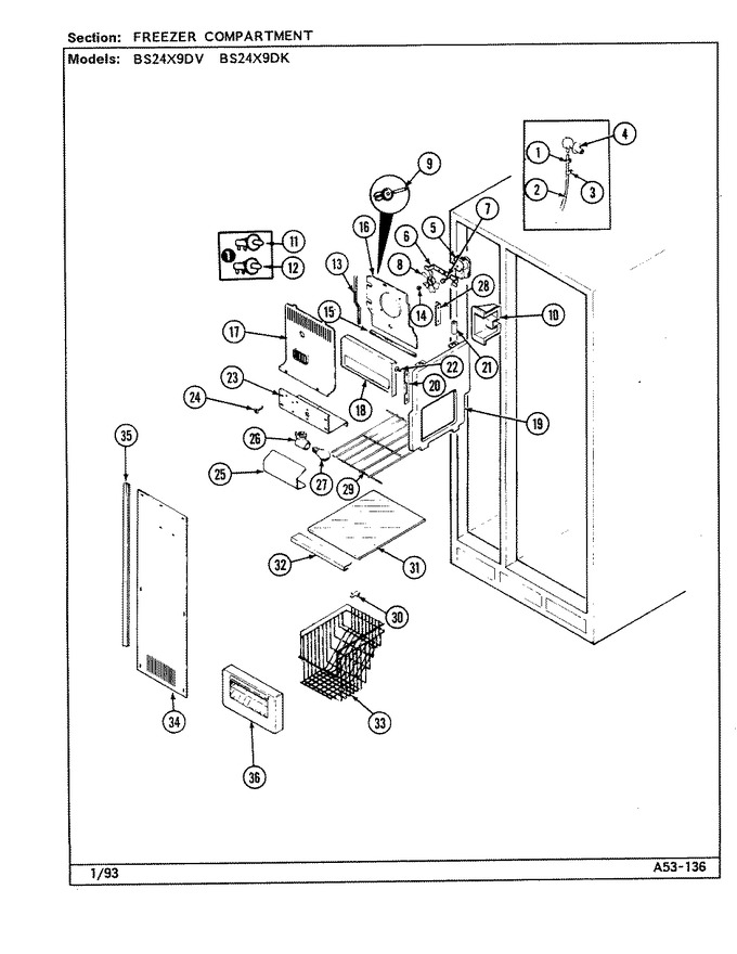 Diagram for BS24X9DV (BOM: DN91A)