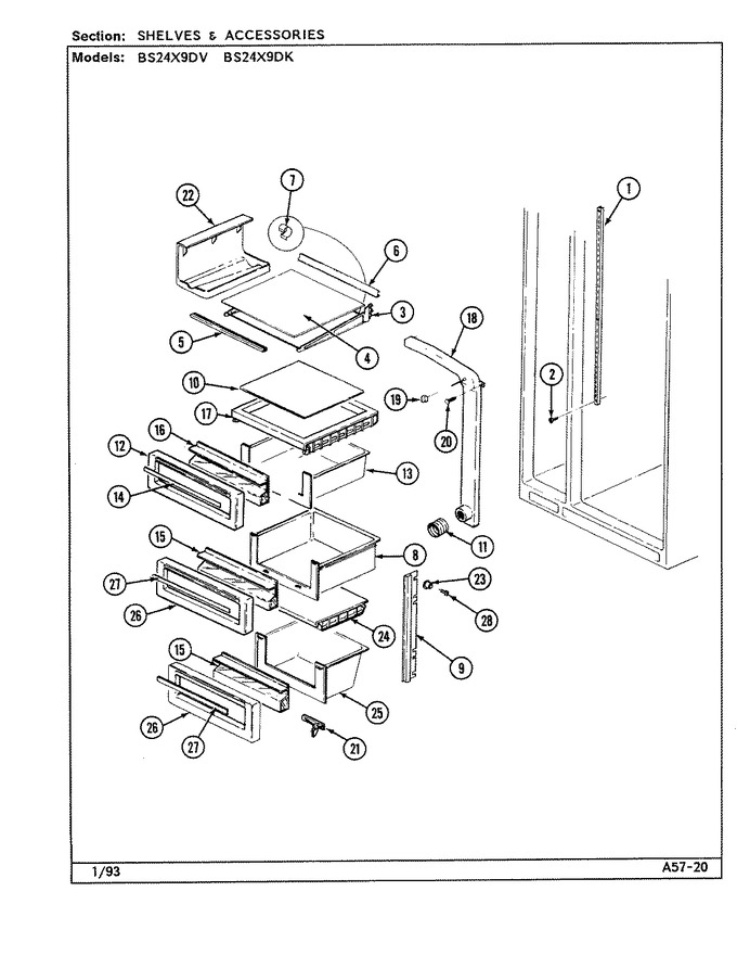 Diagram for BS24X9DV (BOM: DN91A)