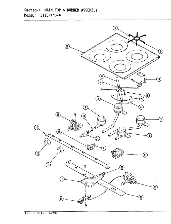 Diagram for BT16PK-4T