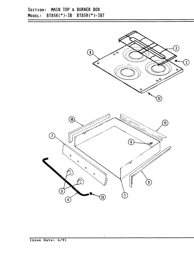 Diagram for BT85RS-3B