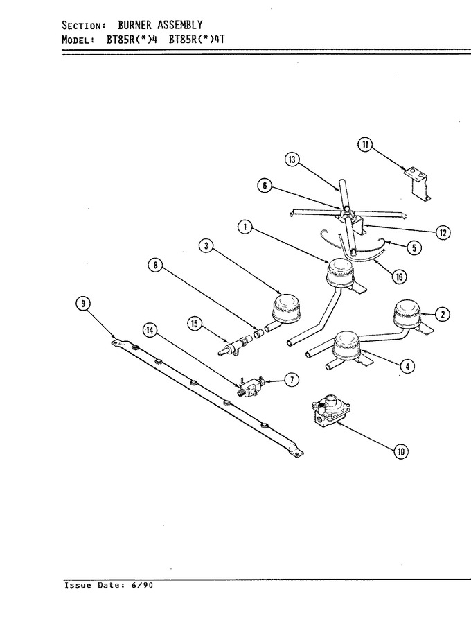 Diagram for BT85RN-4
