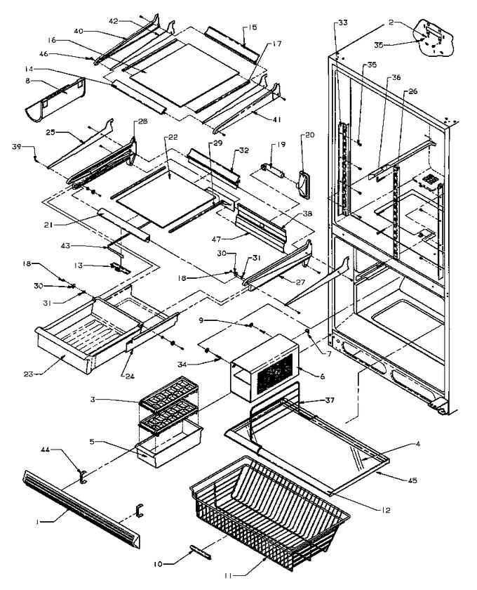 Diagram for BZ20RG (BOM: P1161501W G)