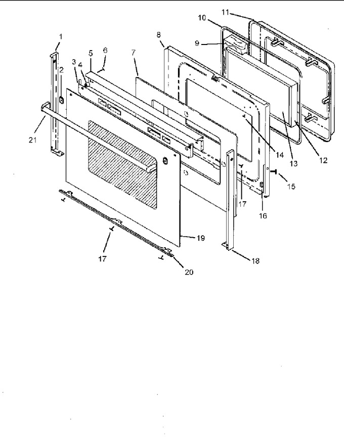 Diagram for CARDS801WW (BOM: P1131925NWW)