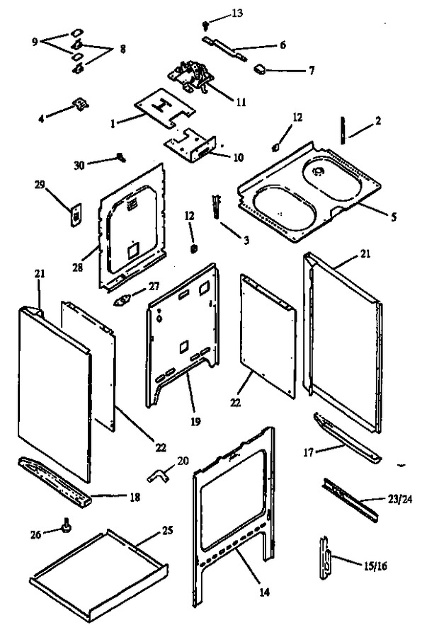 Diagram for CARR632E (BOM: P1142624N E)