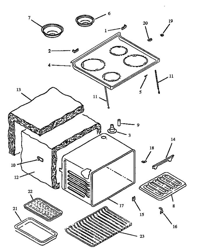 Diagram for CARR629W (BOM: P1142619N W)