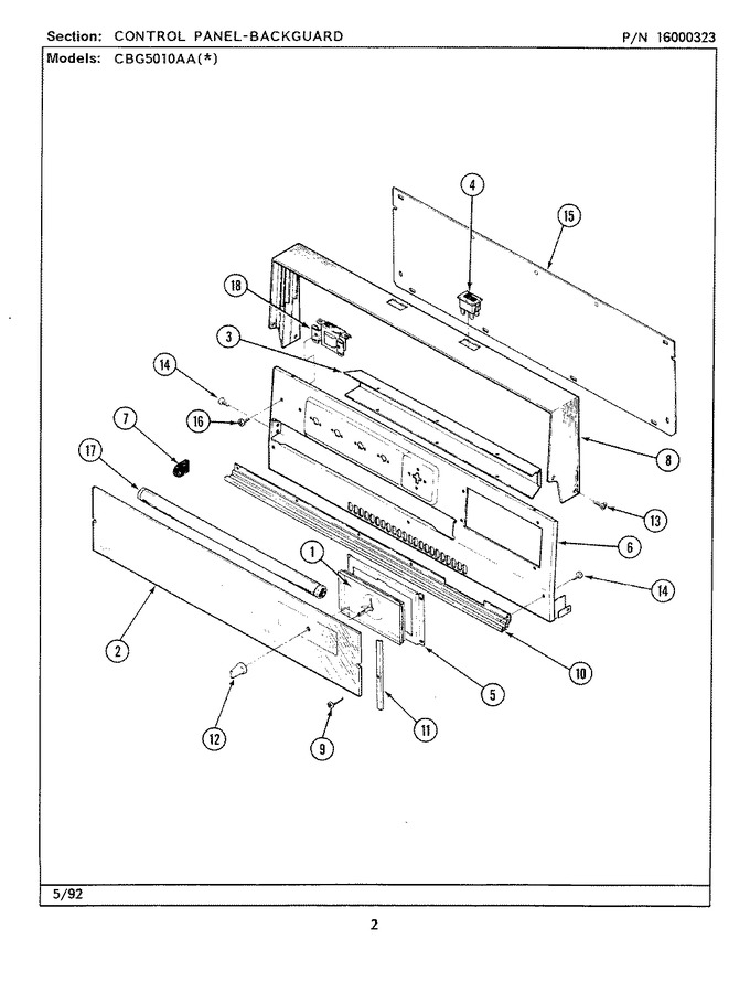 Diagram for CBG5010AAW