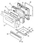 Diagram for 03 - Door/drawer (cc3531wrw, Cc3531wrv)