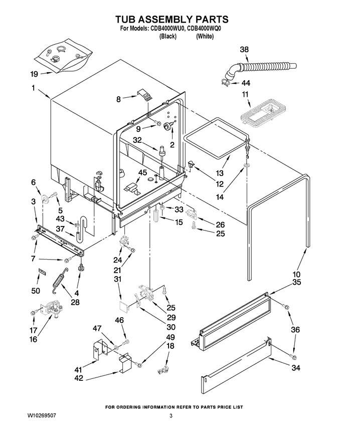 Diagram for CDB4000WU0