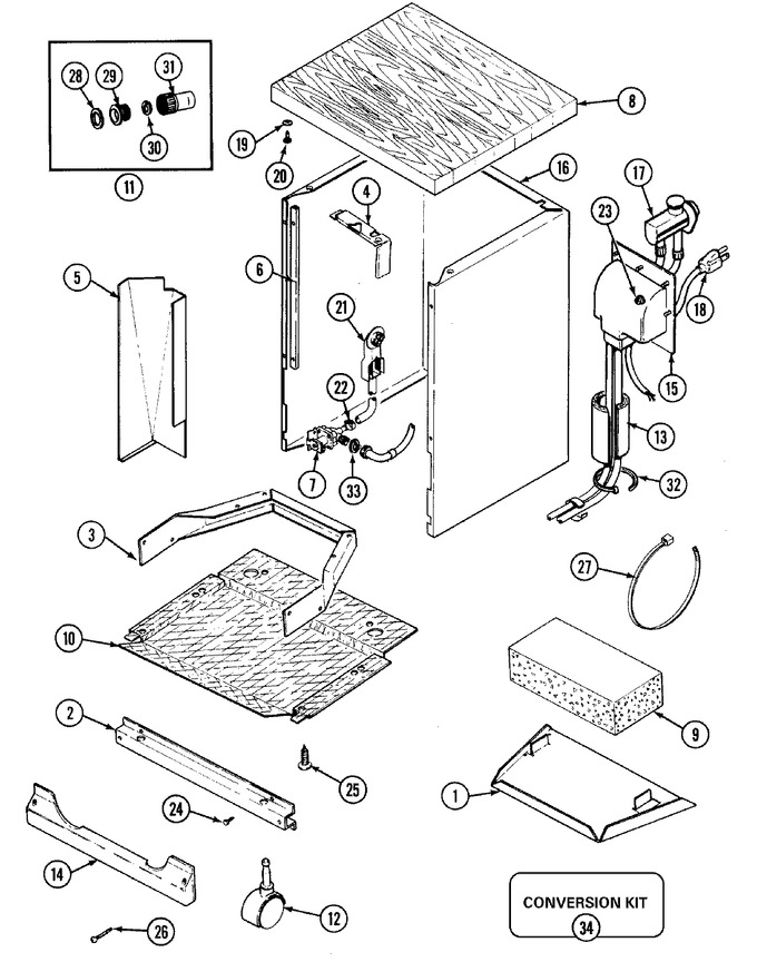 Diagram for MDC4100AWE