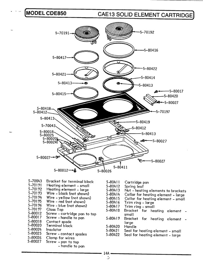 Diagram for CDE850
