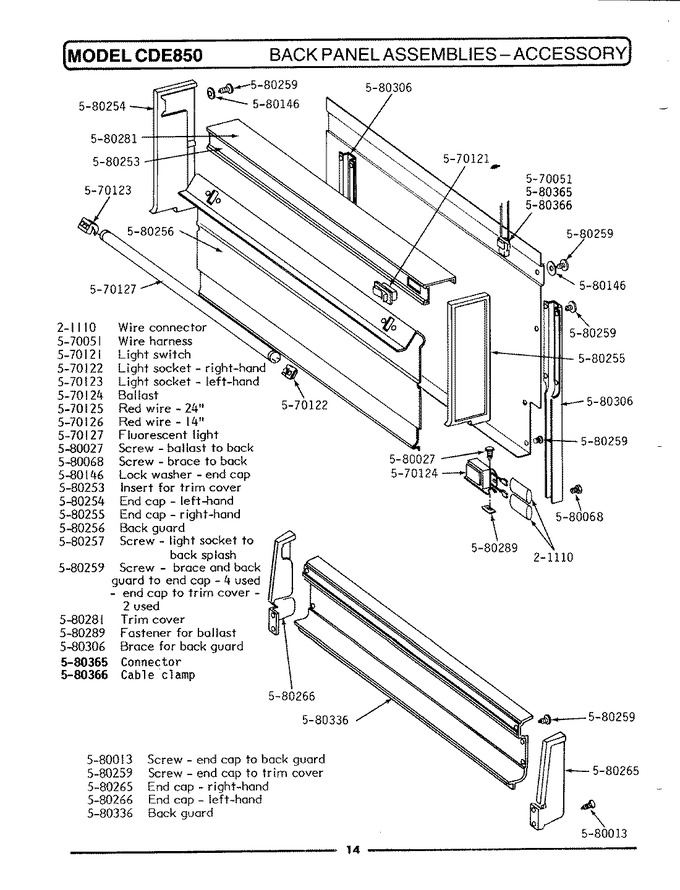 Diagram for CDE850