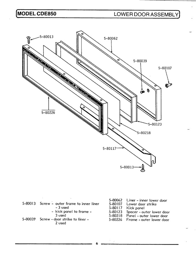 Diagram for CDE850