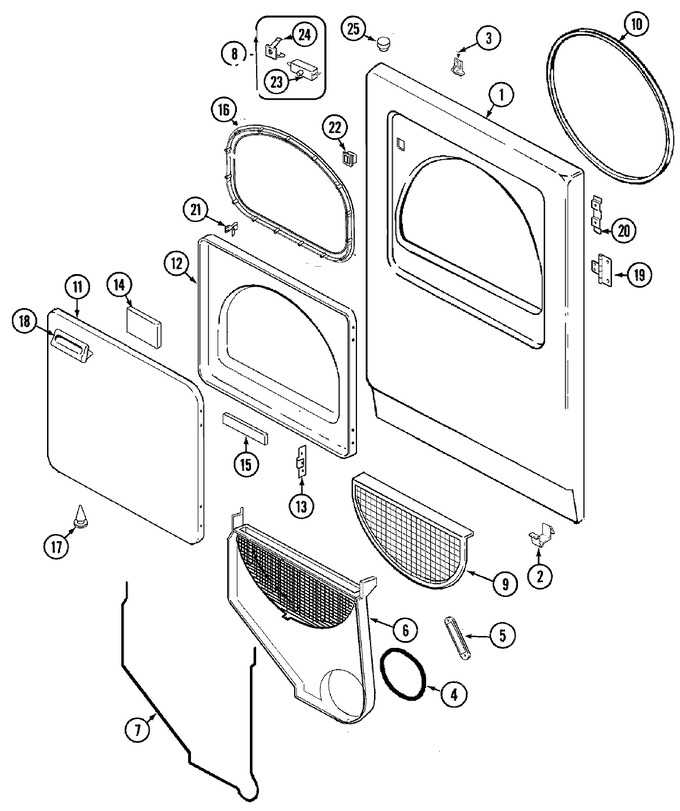 Diagram for CDE8500AZW