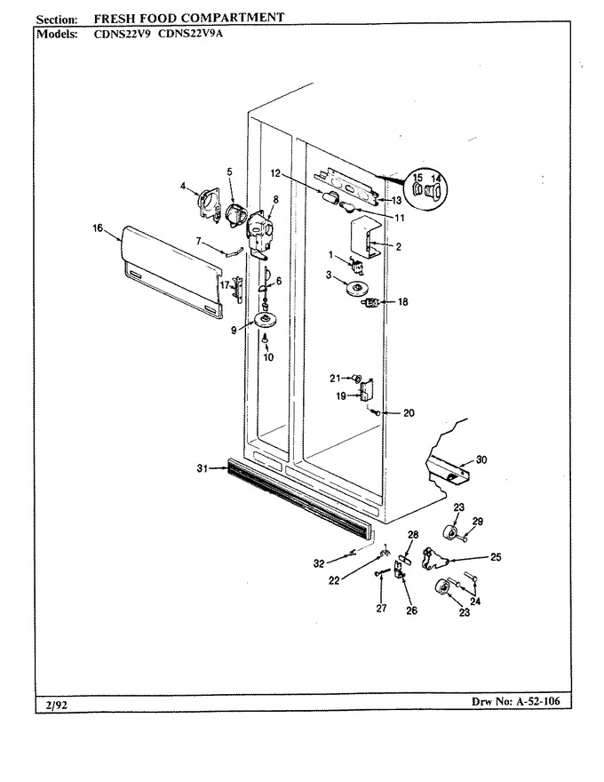 Diagram for CDNS22V9A (BOM: CR36A)