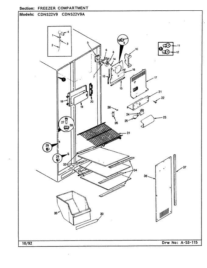 Diagram for CDNS22V9A (BOM: CR38A)
