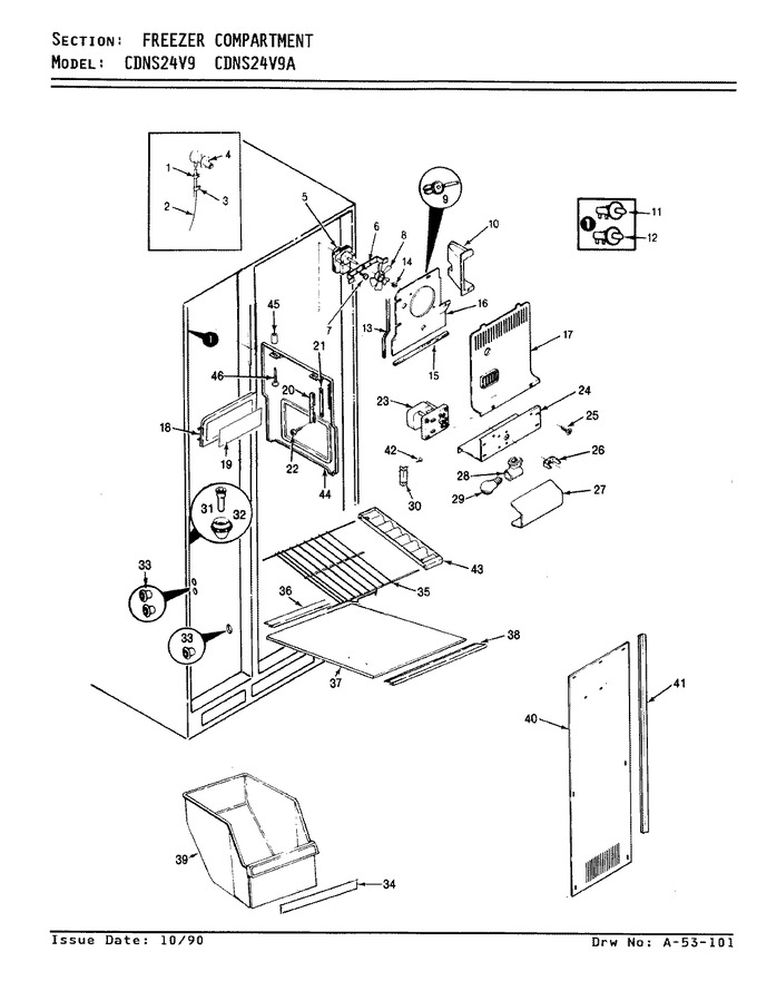 Diagram for CDNS24V9A (BOM: AR85A)