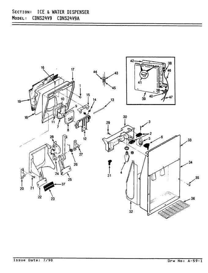 Diagram for CDNS24V9 (BOM: AR86A)