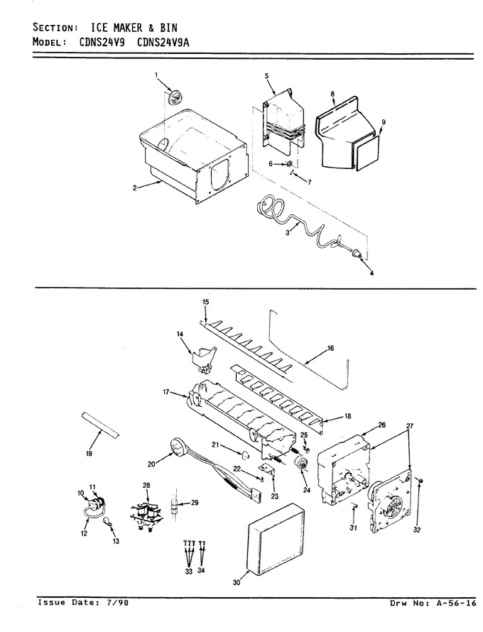 Diagram for CDNS24V9A (BOM: BR85A)
