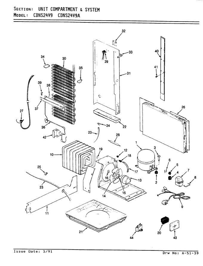 Diagram for CDNS24V9A (BOM: AR86A)