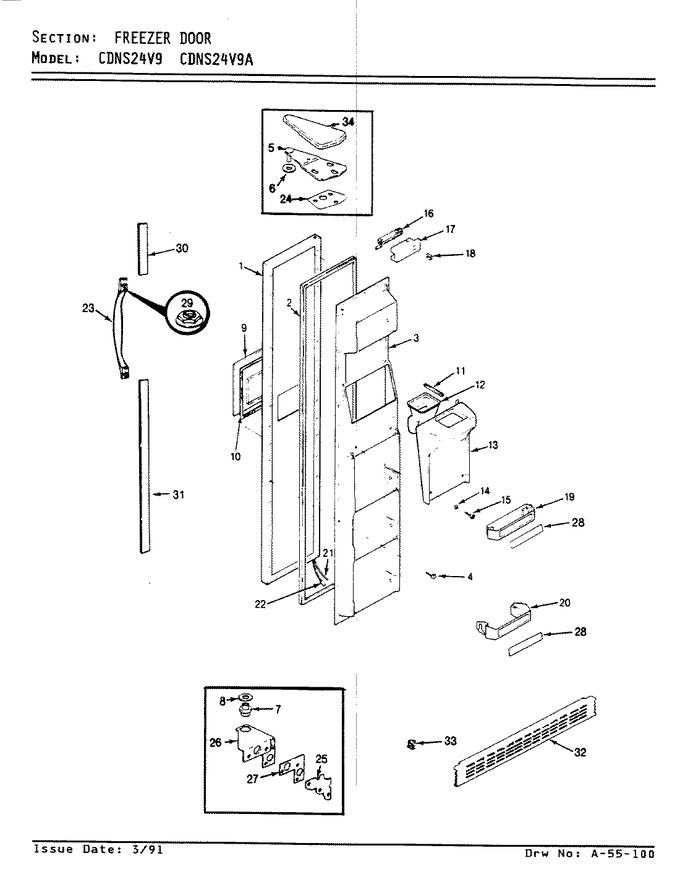 Diagram for CDNS24V9A (BOM: BR85C)