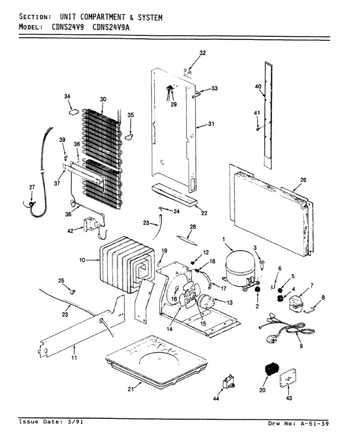 Diagram for CDNS24V9A (BOM: BR85C)