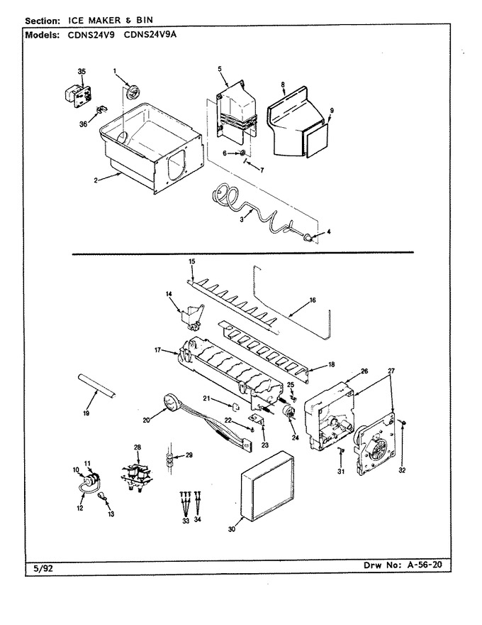 Diagram for CDNS24V9 (BOM: CR85A)