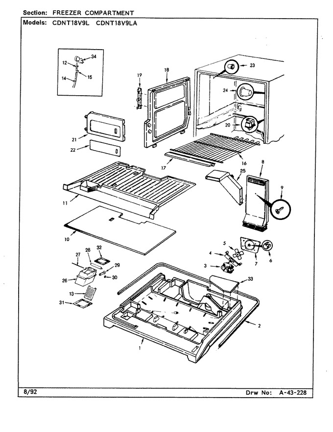 Diagram for CDNT18V9LA (BOM: CC45A)