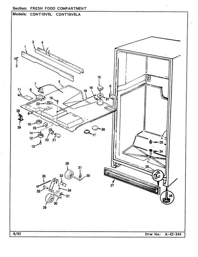 Diagram for CDNT18V9LA (BOM: CC45A)