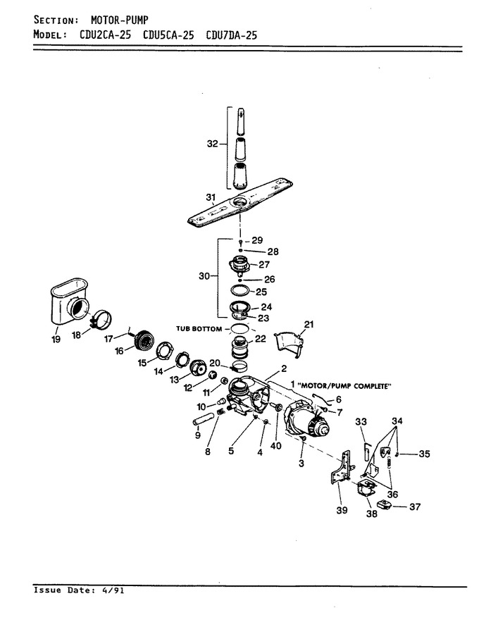 Diagram for CDU7DA-25