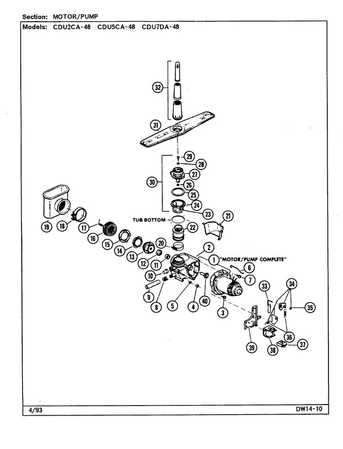 Diagram for CDU2CA-48