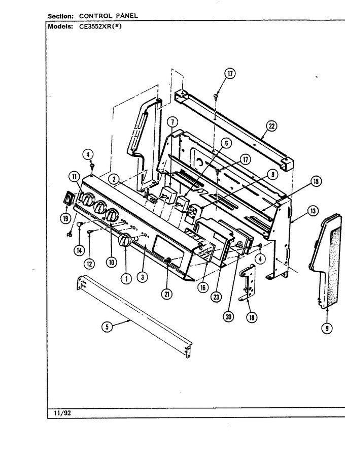 Diagram for CE3552XRA