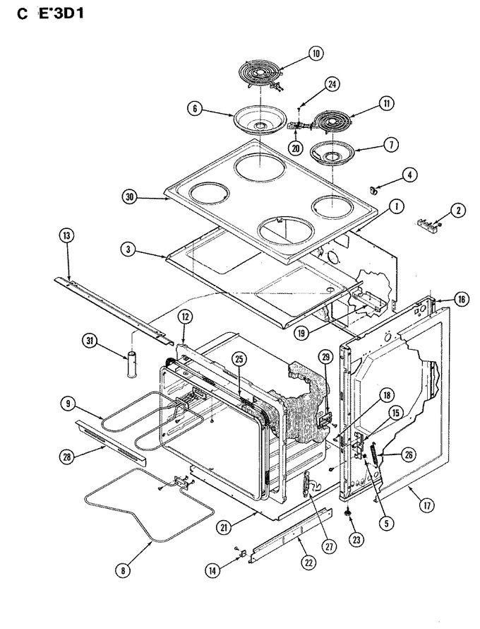 Diagram for CEA3D1X