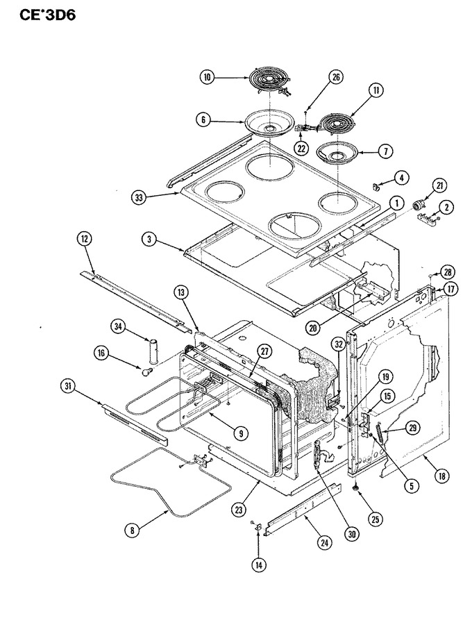 Diagram for CEW3D6CV
