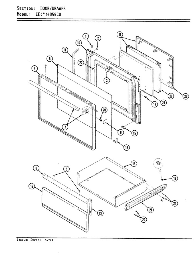 Diagram for CEW4D59CV