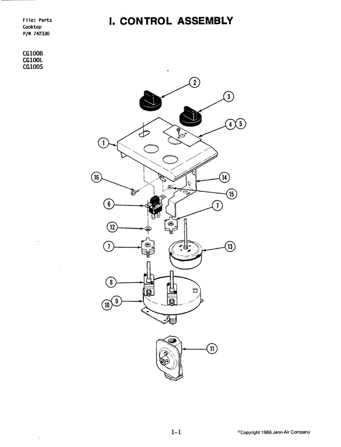 Diagram for CG100B