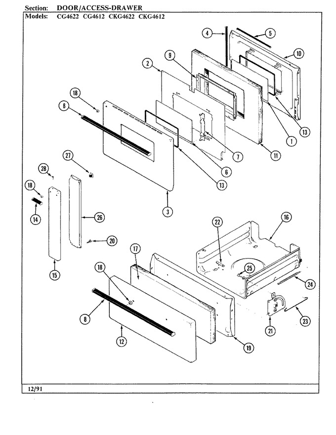 Diagram for CG4622MW429RG