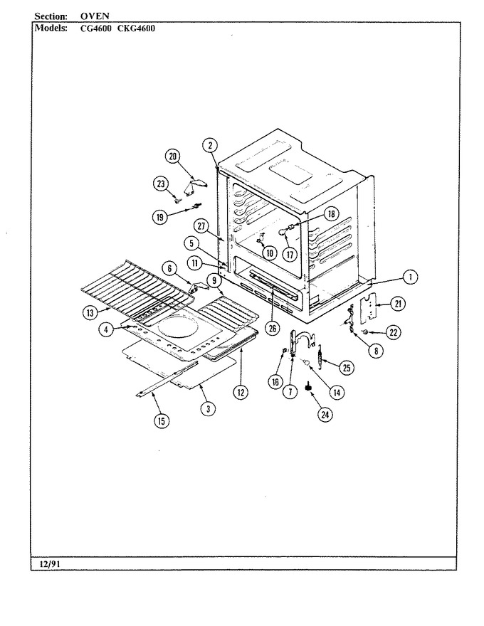 Diagram for CG4622MW429RG