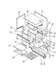 Diagram for 08 - Upper Oven Body