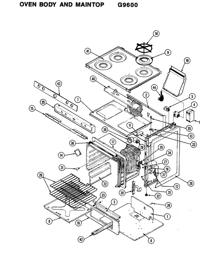 Diagram for CG9617W570R