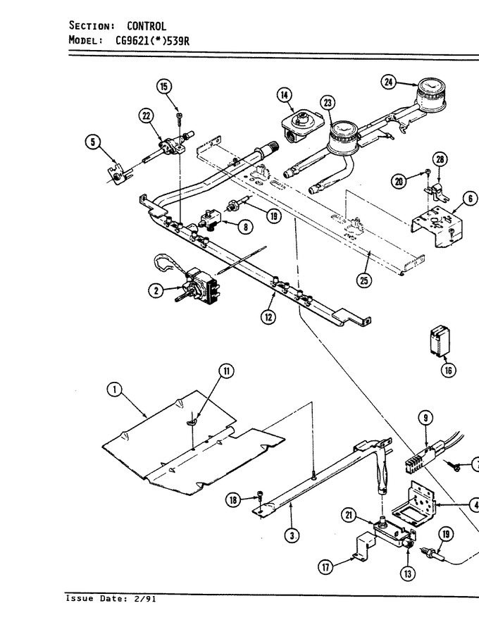 Diagram for CG9621A539R