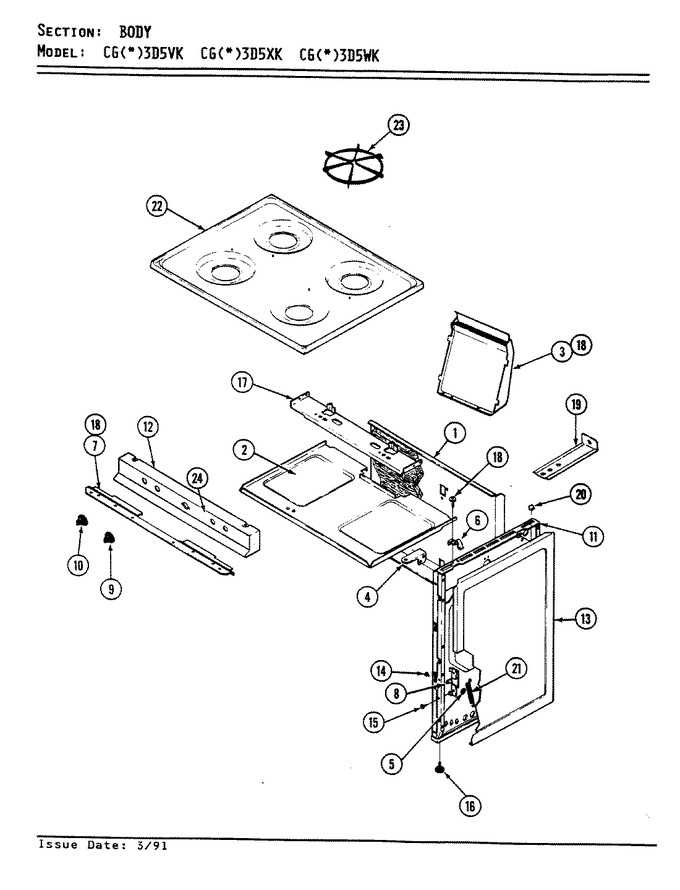 Diagram for CGW3D5XK